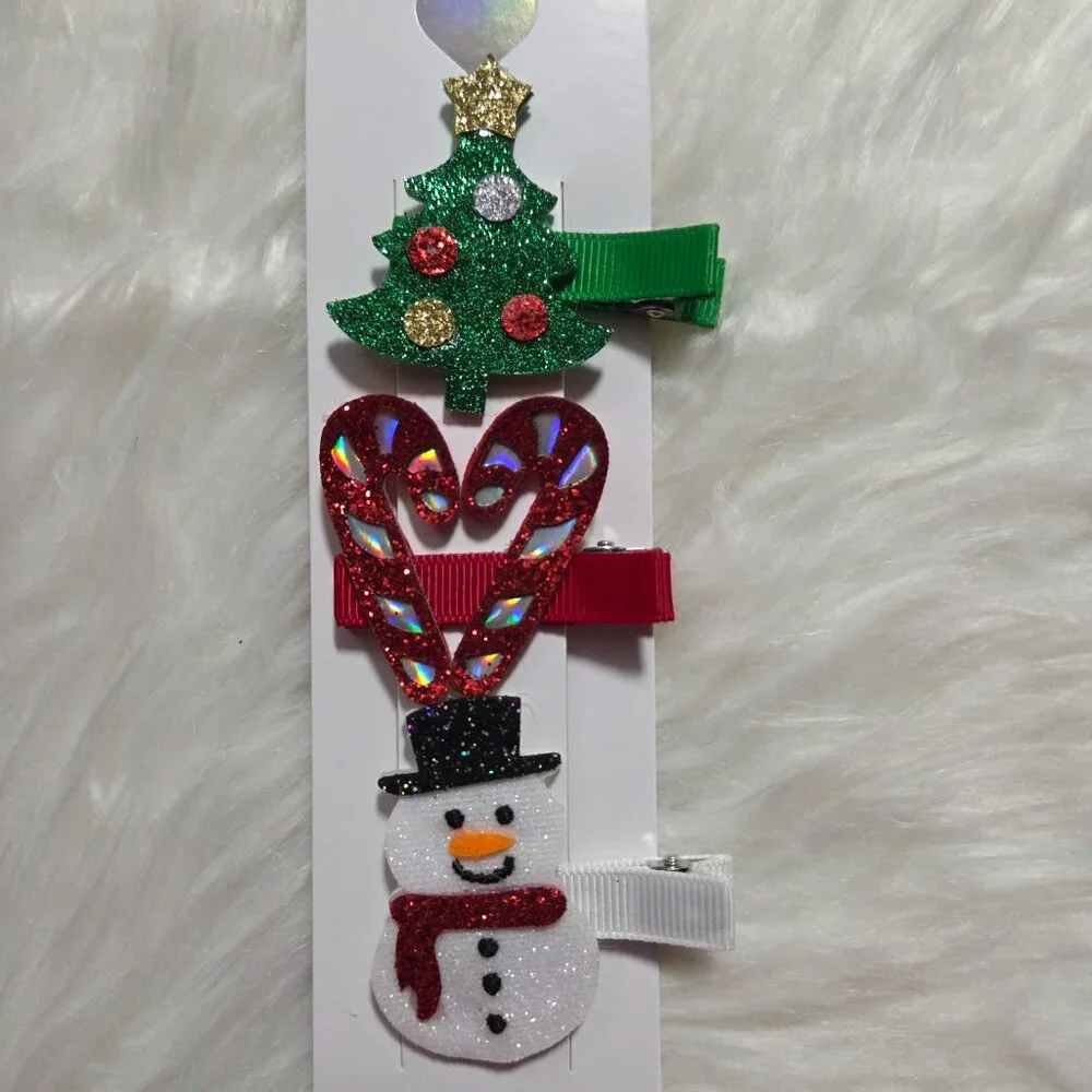 The Children's Place Christmas Hair Clip Set